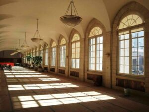 Entry area of the Vance Federal Building.