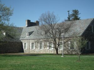 The exterior of the Franklin D. Roosevelt Presidential Library and Museum.