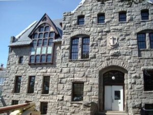 The exterior of Lippitt Hall after restoration.