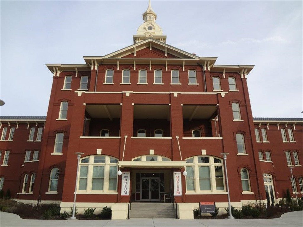 The exterior of the Oregon State Hospital after restoration.