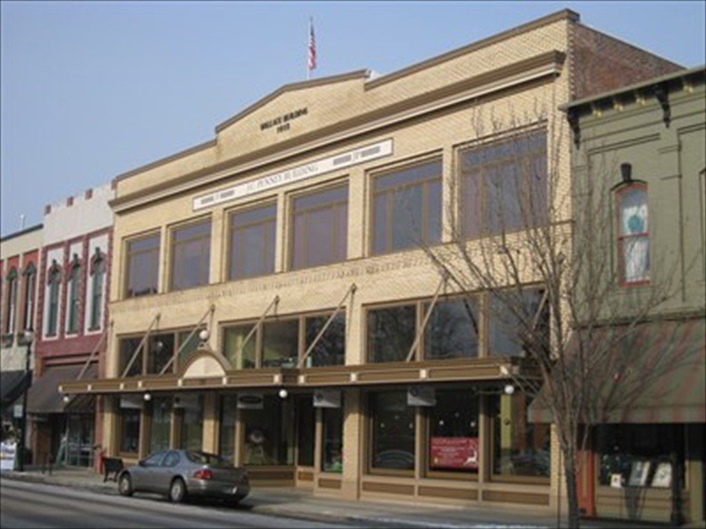 The exterior of the J.C. Penny Building.