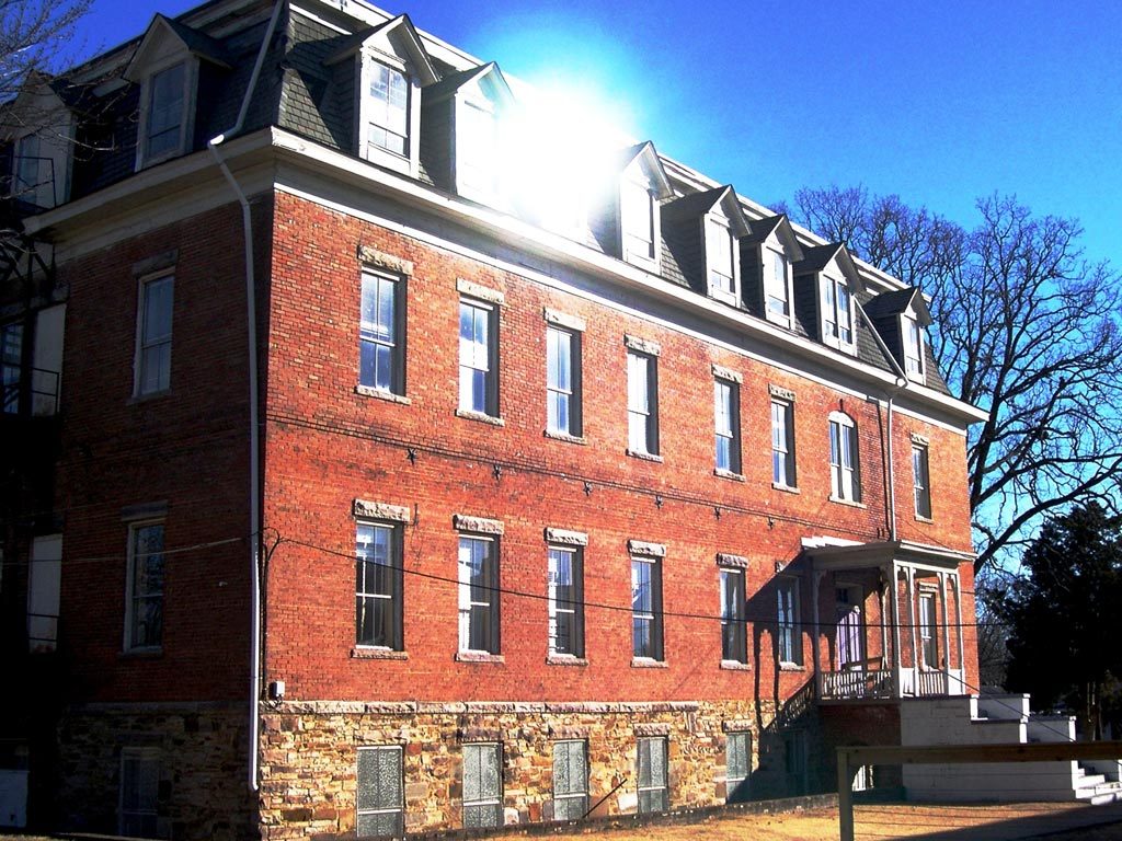 An exterior view of the Arkansas Baptist College.