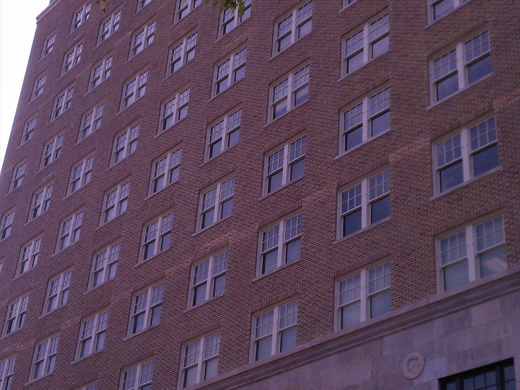 The exterior of the Robert E. Lee Hotel after restoration.