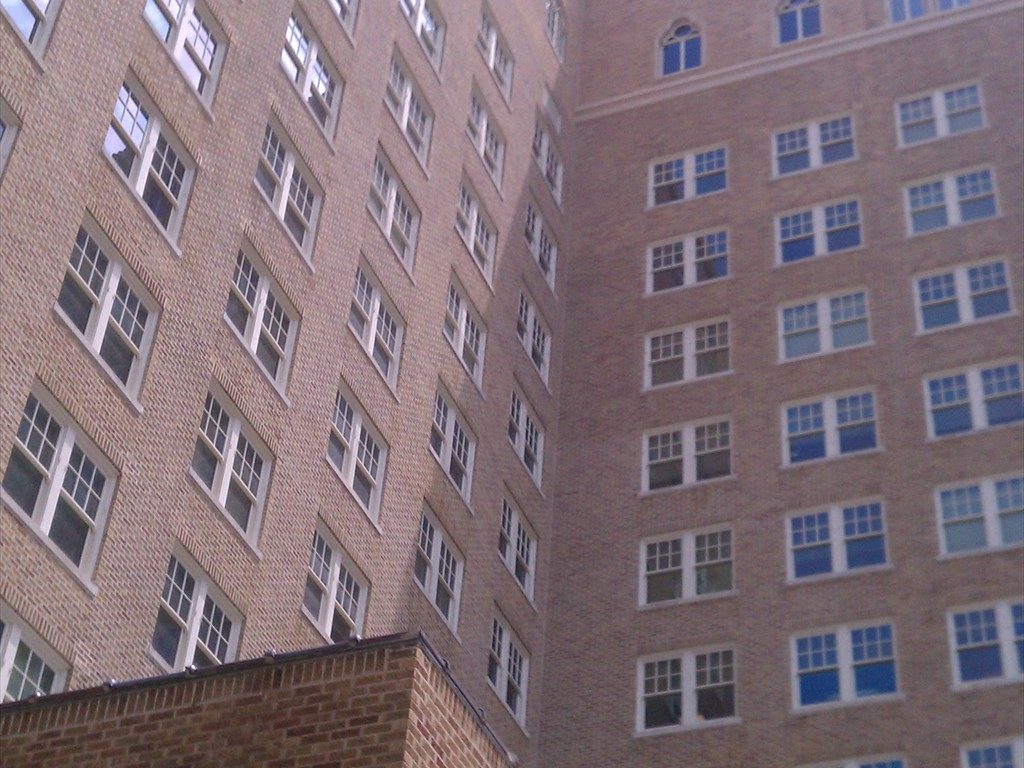 The exterior of the Robert E. Lee Hotel after restoration.