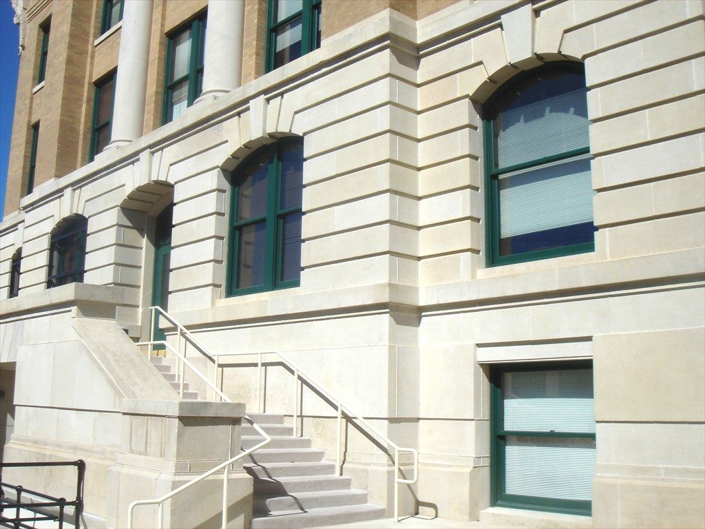 Windows installed in the Historic Cooke County Courthouse.
