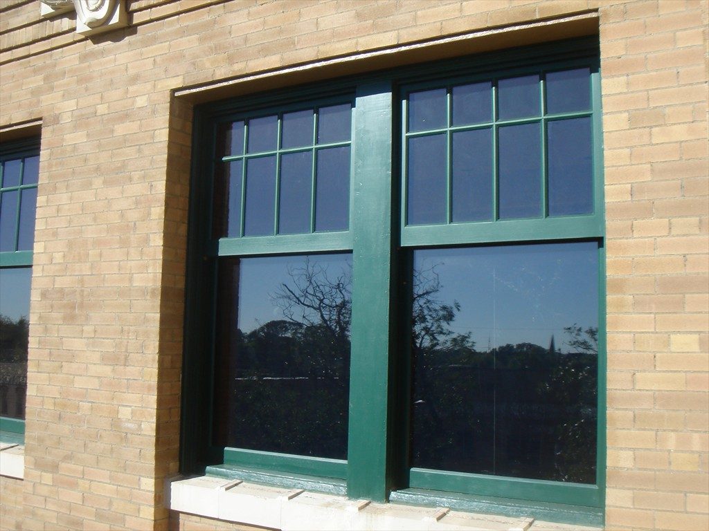 Windows installed in the Historic Cooke County Courthouse.